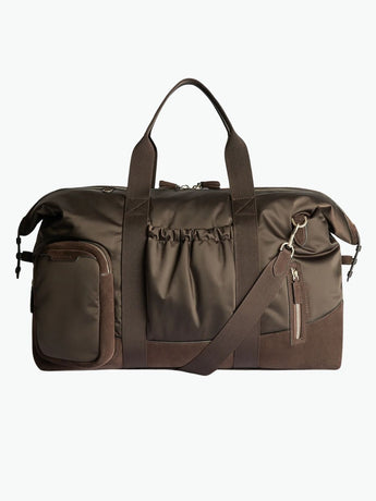 Anya Hindmarch Padded Maxi In-Flight Travel Bag Chocolate Brown