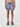Aspesi Stromboli Printed Nylon Trunks Water Lily Navy