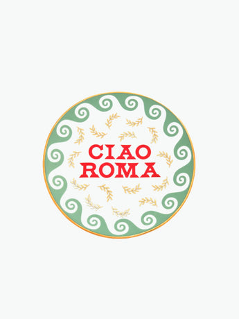 Bitossi Ciao Roma Porcelain Plate