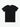 The Project Garments Cotton Jersey Trimmed Crew Neck T-Shirt Black