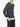 Color Block Crew Neck Sweatshirt Navy Blue | B