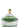 Ginori 1735 Container Vase Moss Green