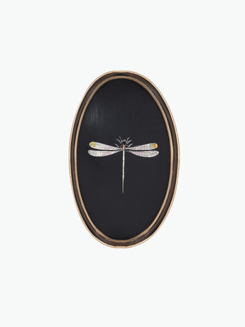 Les Ottomans Dragonfly Hand-Painted Tray