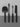 Normann Copenhagen Pebble Cheese Fork Black | C