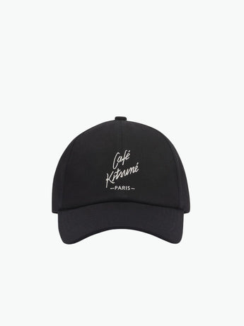 Maison Kitsune Cafe Kitsune Cap Black