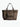 Anya Hindmarch Padded Satin Travel Tote Chocolate Brown