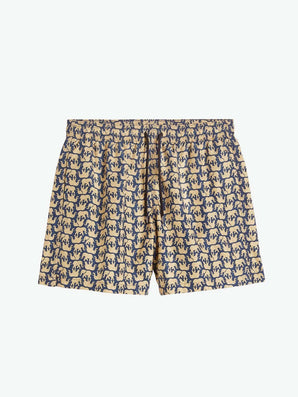 Aspesi Stromboli Printed Nylon Trunks Ivory