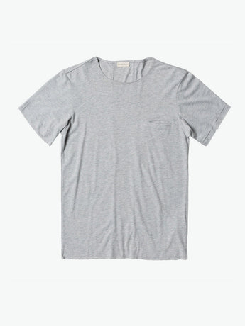 The Project Garments Band Crew Neck T-Shirt Melange Grey