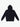 Cotton Blend Knitted Hooded Sweater Navy Blue | A