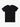 The Project Garments Cotton Jersey Trimmed Crew Neck T-Shirt Black