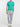 Crew Neck Modal-Blend Pocket T-shirt Cyan | E