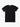 Crew Neck Organic Cotton T-shirt Black | A