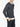 Color Block Crew Neck Sweatshirt Navy Blue | B