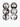 Fornasetti Wall Plates The Complete Collection ( Set of Six )