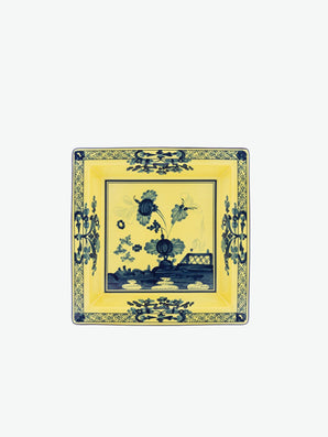 Ginori 1735 Large Squared Vide Poche Oriente Italiano Citrino
