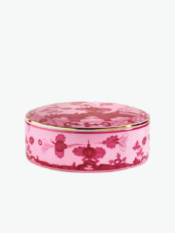 Richard Ginori Round box Oriente Italiano Porpora