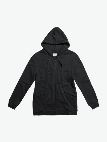 The Project Garments Organic Cotton-Jersey Hoodie Meteorite Grey