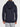 Organic Cotton Double Hooded Zip Up Navy Blue | C