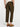 Tan Tapered Cropped Virgin Wool Blend Trousers | D