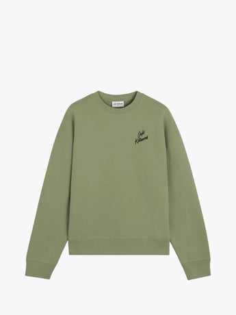 Maison Kitsune Cafe Kitsune Relax Sweatshirt Khaki