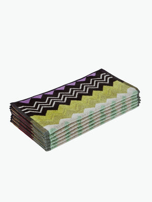 Missoni Home Giacomo Orange Face Towels Six Pieces Gift Box