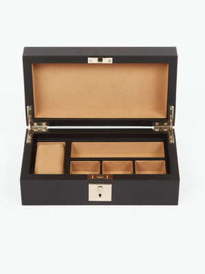 Smythson Lockable Watch and Cufflink Box